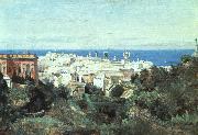 Jean Baptiste Camille  Corot, View of Genoa